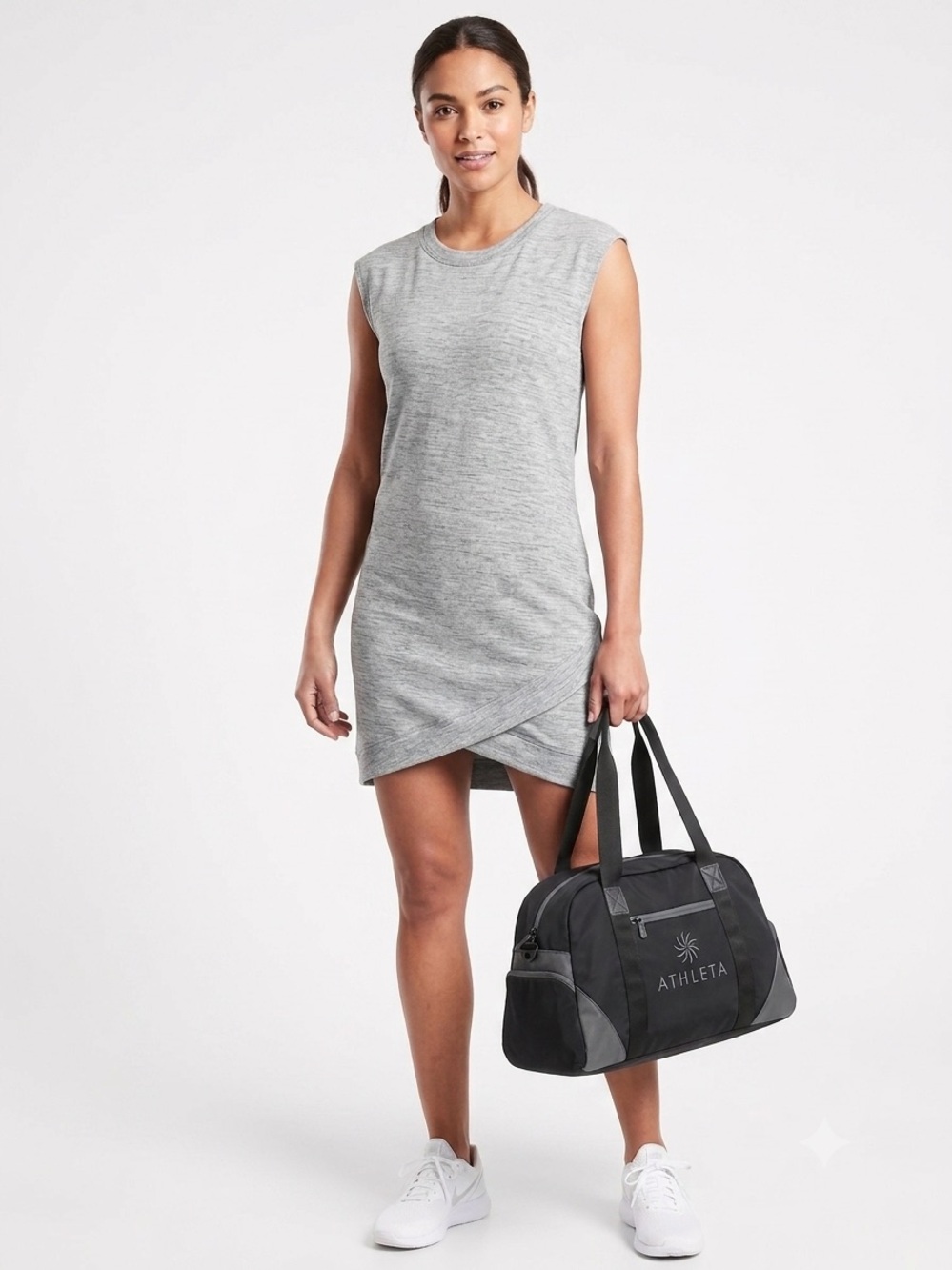 Athleta Beyond-Soft Criss-Cross Modal Dress Small